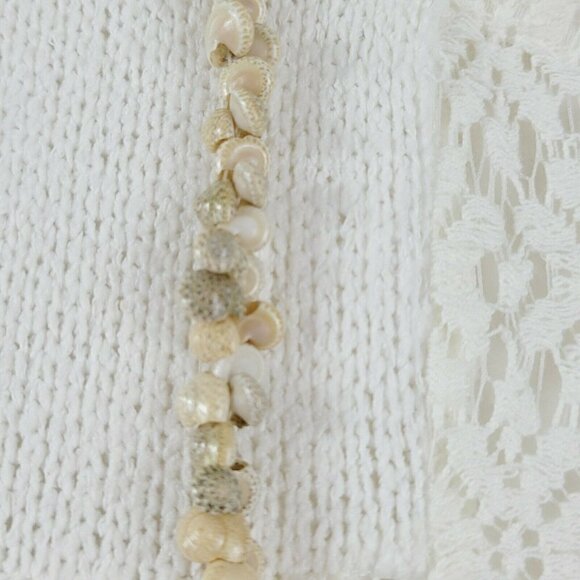 Infinity Strand Shell Necklace BOHO Bohemian Tiny Shells 18" Drop No Clasp Beach - Picture 8 of 8